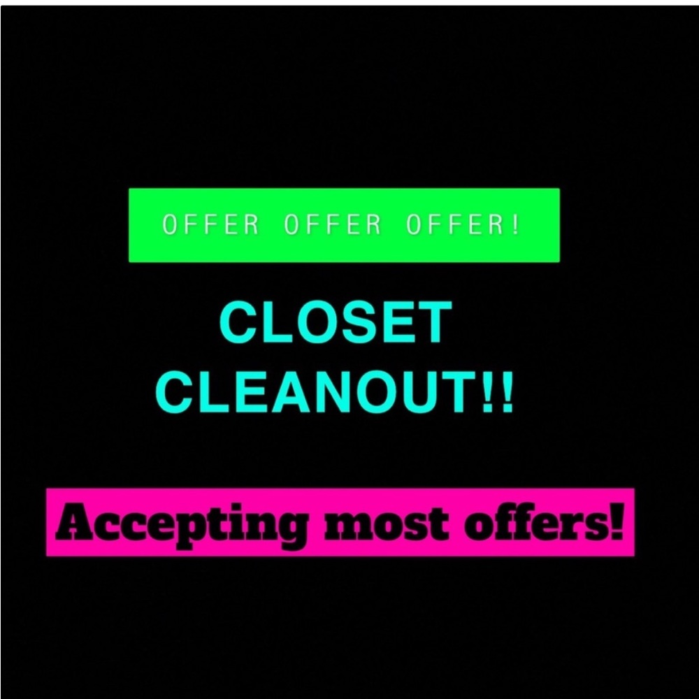 CLOSET CLEANOUT!!
